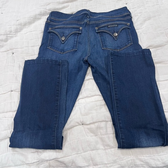 Hudson stretchy Blue Flare Wide Leg Denim jeans size 31 - Picture 4 of 10